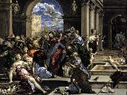 El Greco The Purification of the Temple oil on canvas